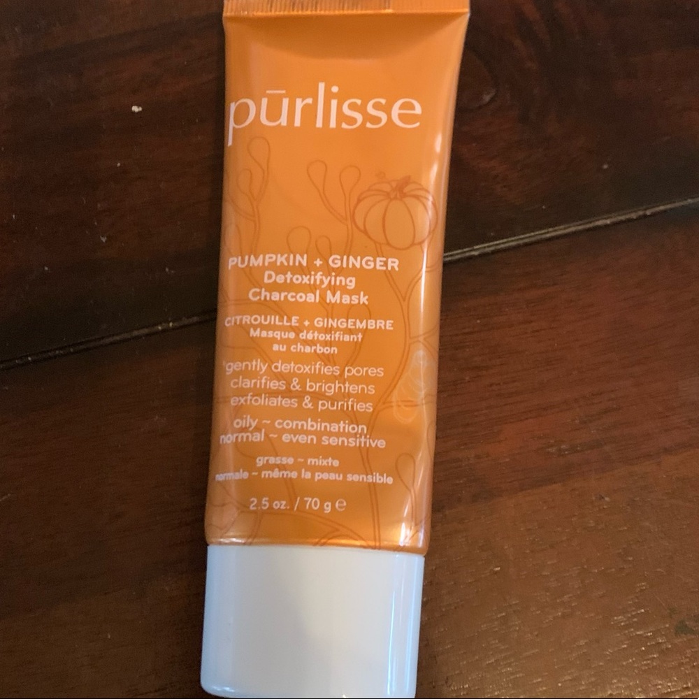 Purlisse pumpkin + ginger detoxifying charcoal mask